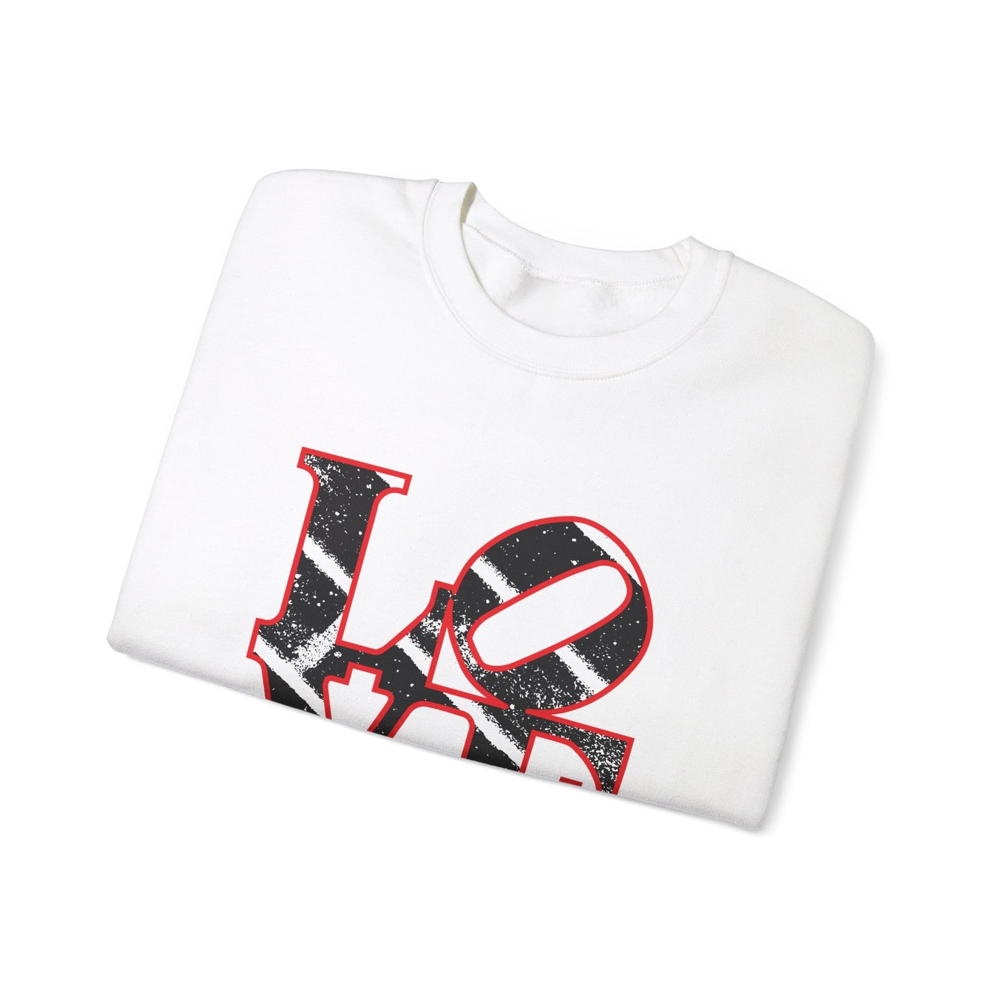 Chefao Love Blocks I, Unisex Heavy Blend™ Crewneck Sweatshirt