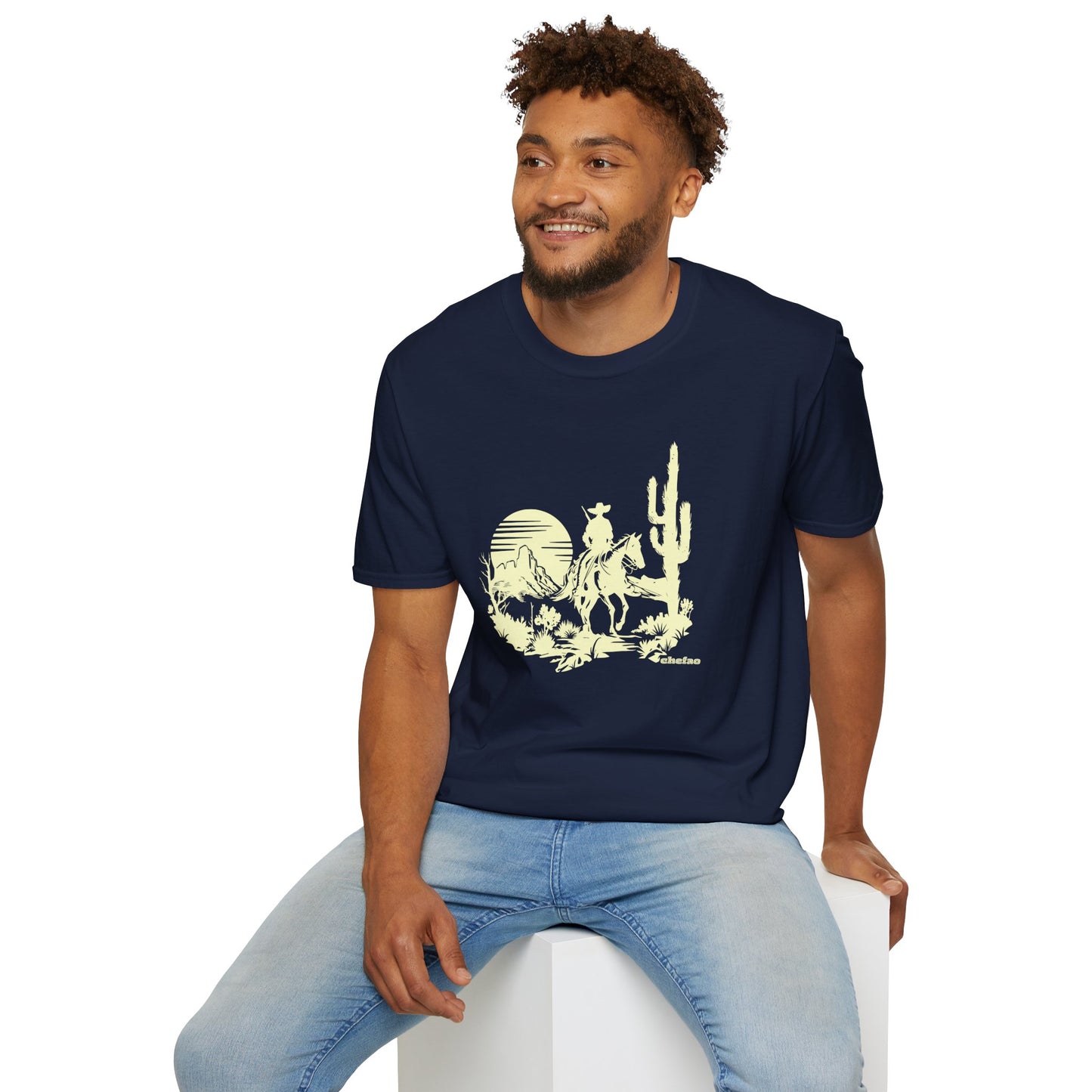 Chefao Cowboy IX, Unisex Softstyle T-Shirt