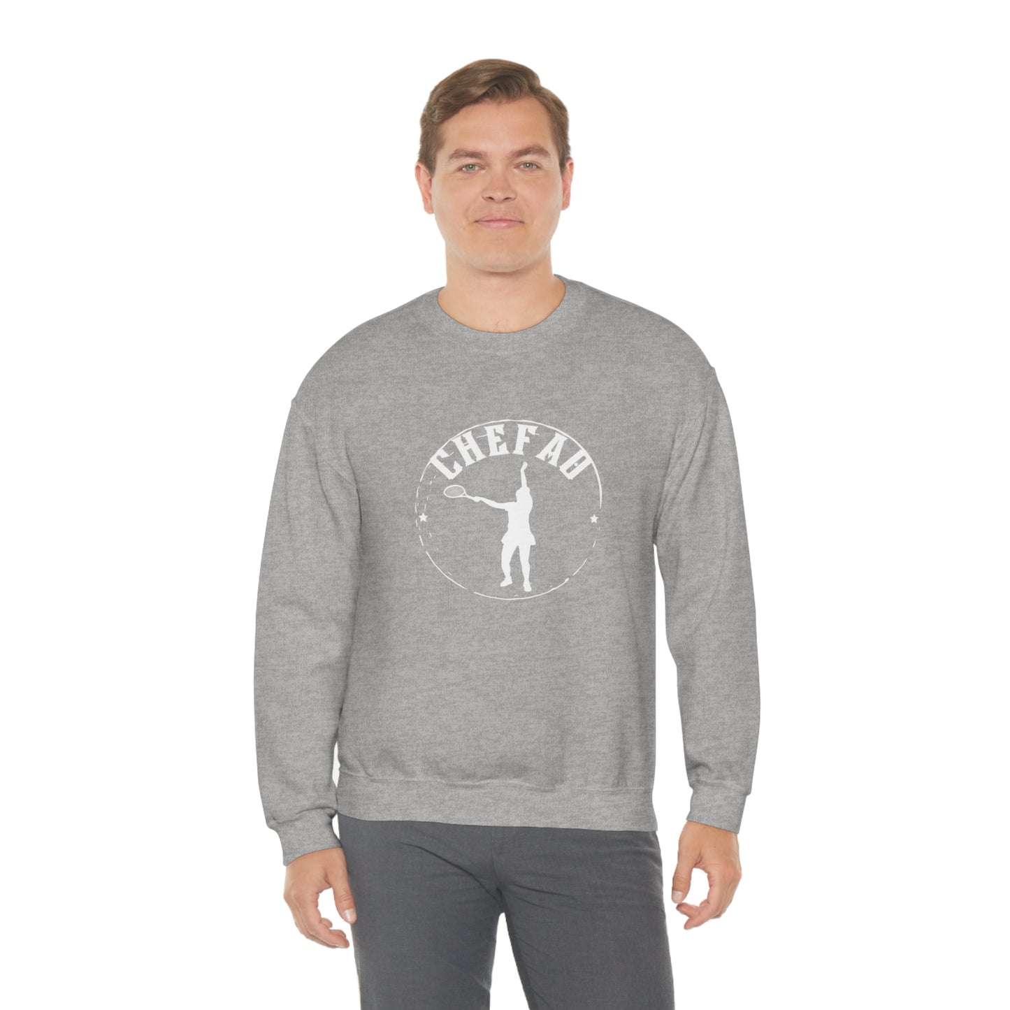 Chefao Tennis I, Unisex Heavy Blend Crewneck Sweatshirt