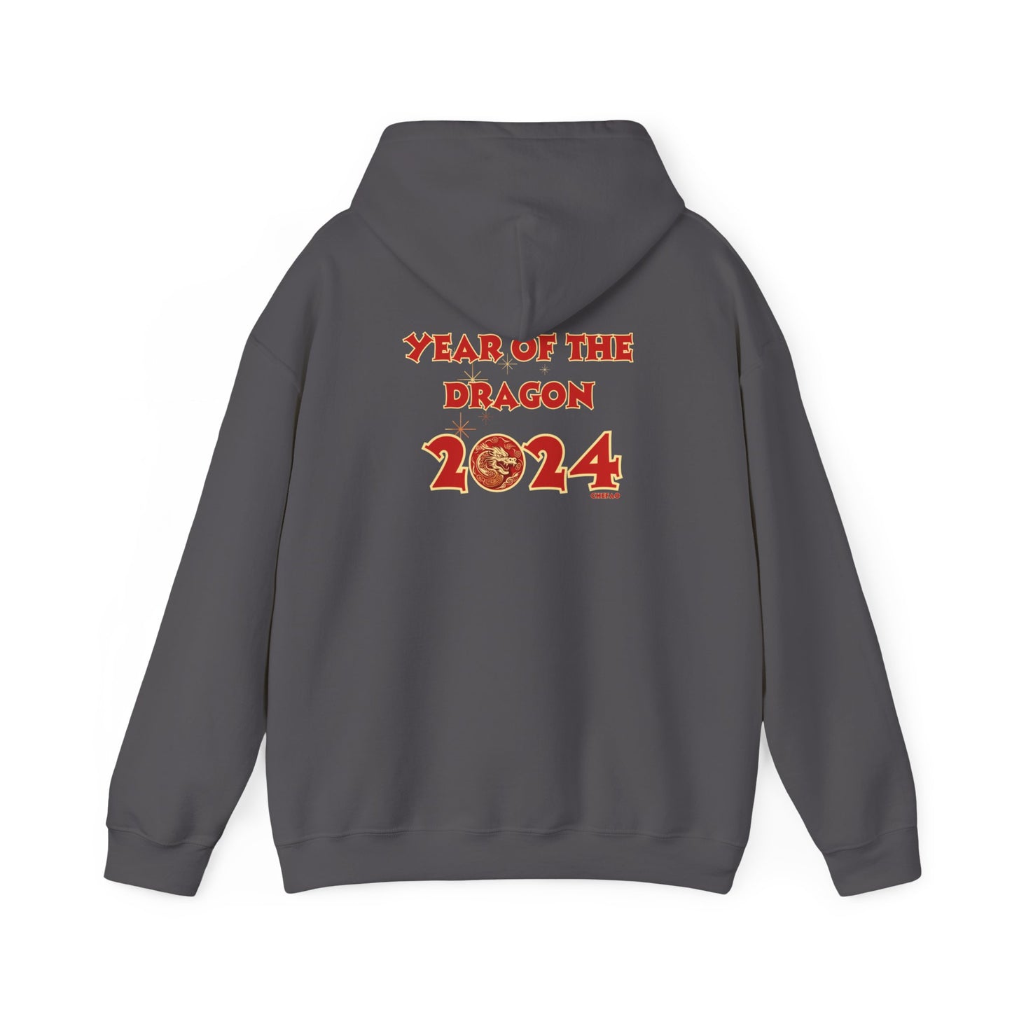Year of the Dragon 2024, Unisex Heavy Blend Hooded Sweatshirt