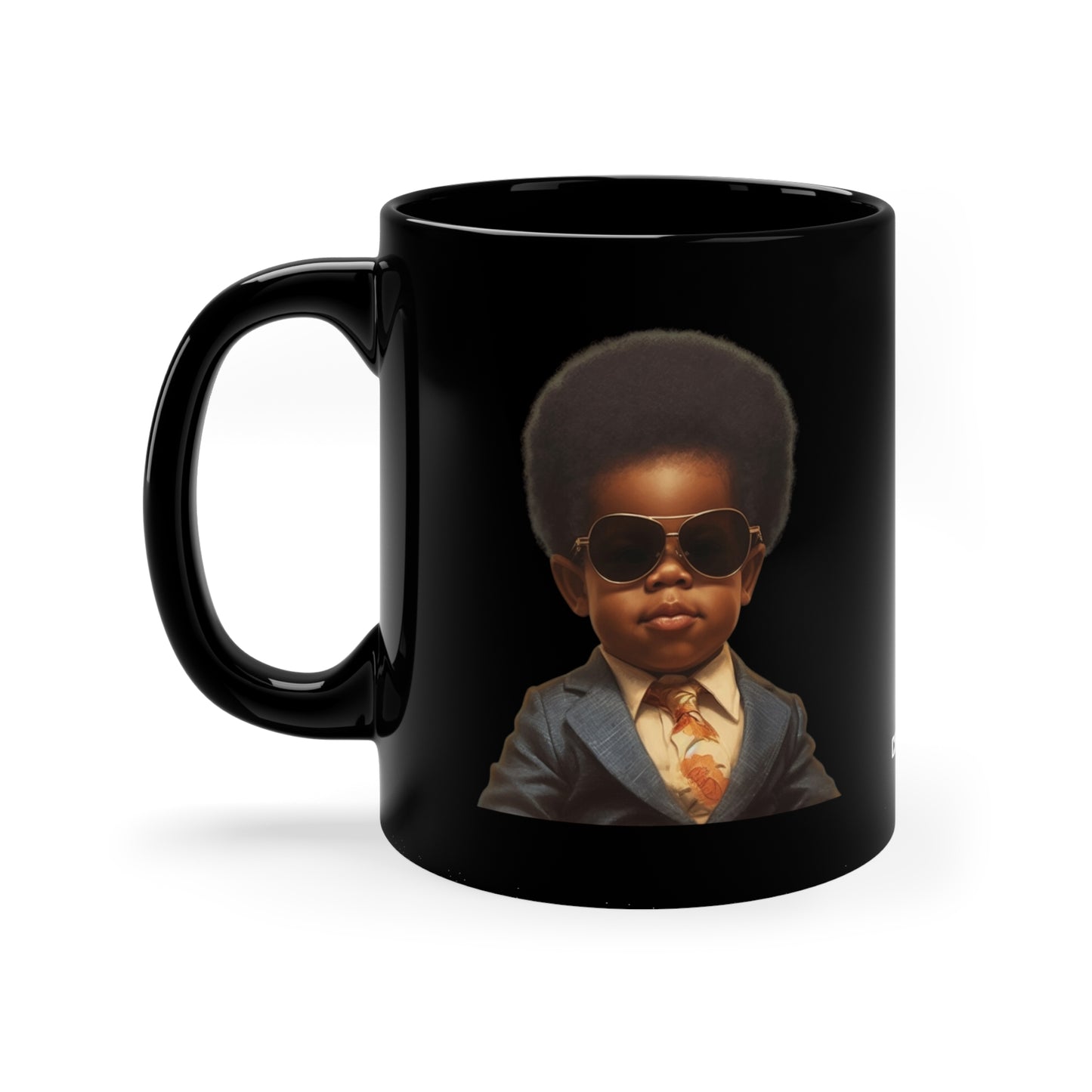 Little Boss, 11oz Black Coffee Mug