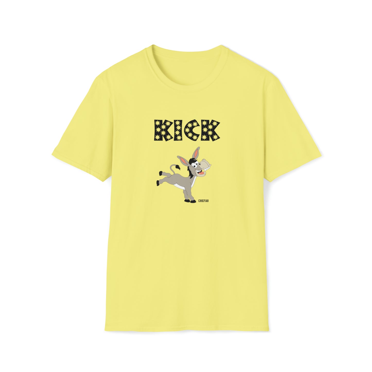 Chefao Kick I, Unisex Softstyle T-Shirt