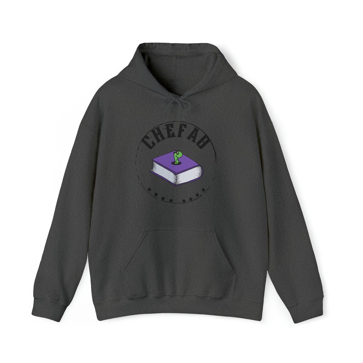 Chefao Bookworm I, Unisex Heavy Blend Hooded Sweatshirt