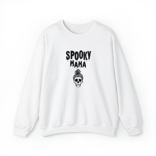 Spooky Mama, Unisex Heavy Blend Crewneck Sweatshirt