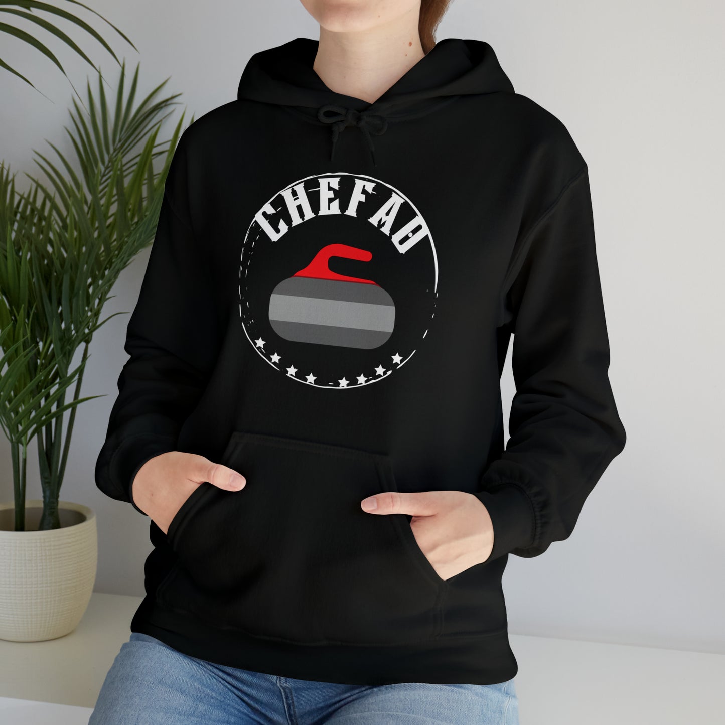 Chefao Curling I, Unisex Heavy Blend Hooded Sweatshirt