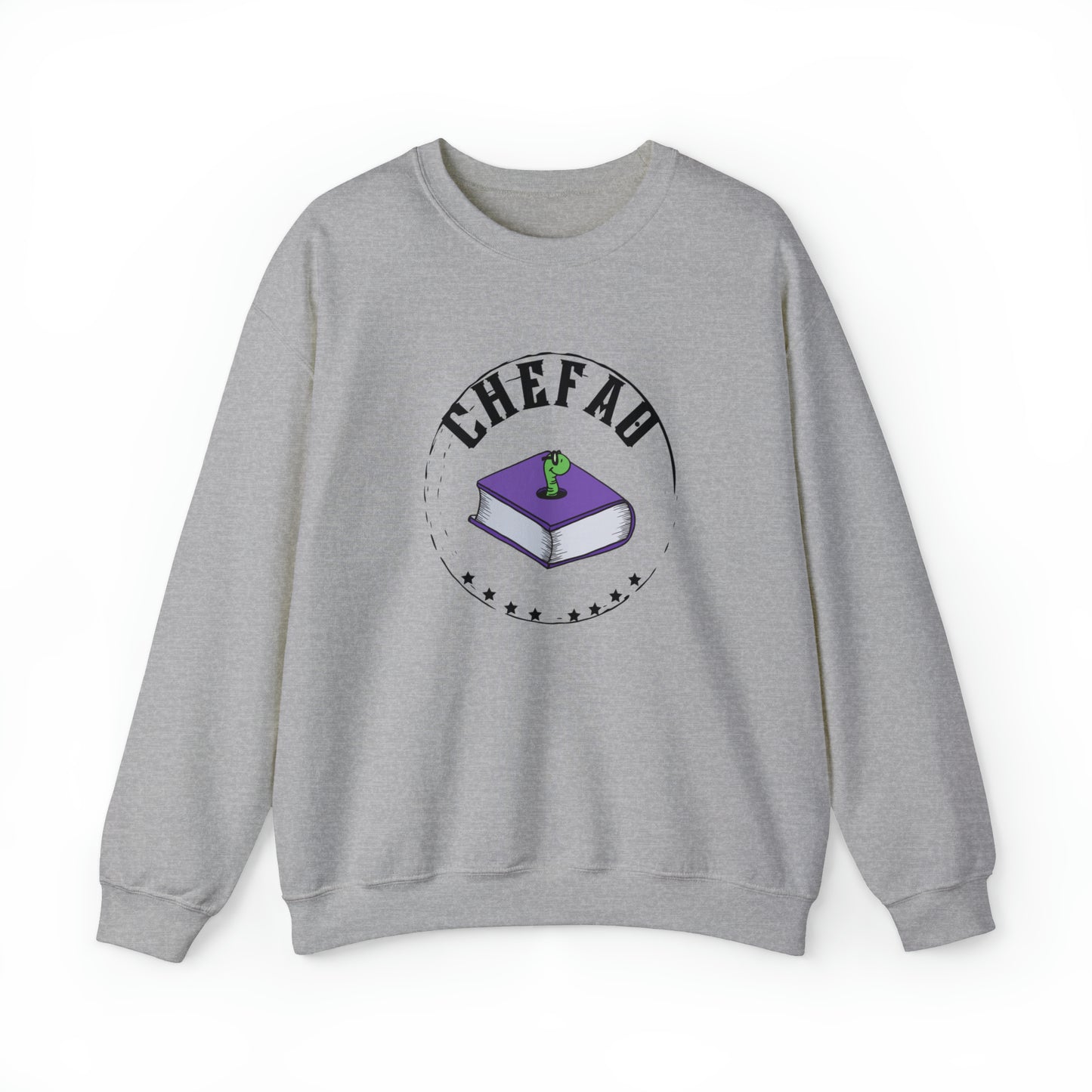 Chefao Bookworm I, Unisex Heavy Blend Crewneck Sweatshirt
