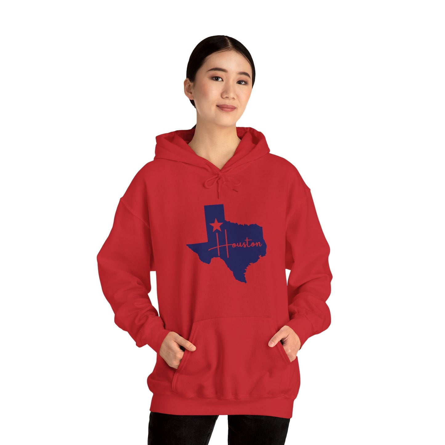 Chefao Houston, Texas I, Unisex Heavy Blend Hooded Sweatshirt