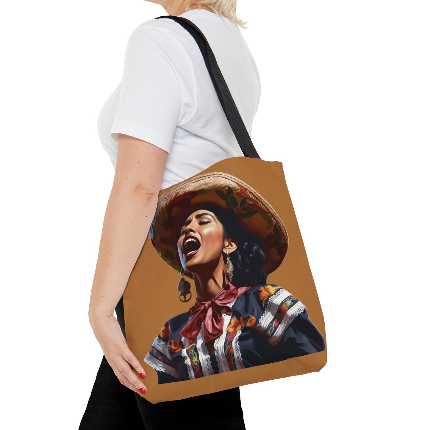Mariachi Woman, Tote Bag