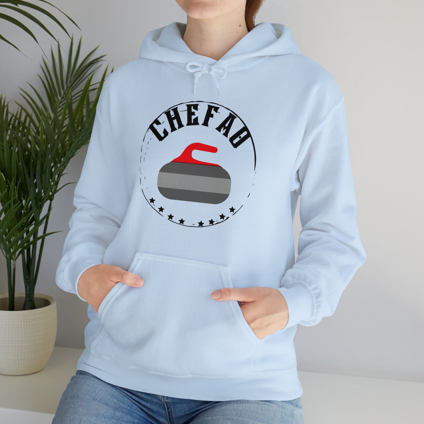 Chefao Curling I, Unisex Heavy Blend Hooded Sweatshirt