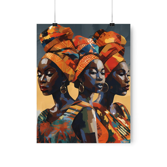 African Women, Premium Matte Vertical Posters