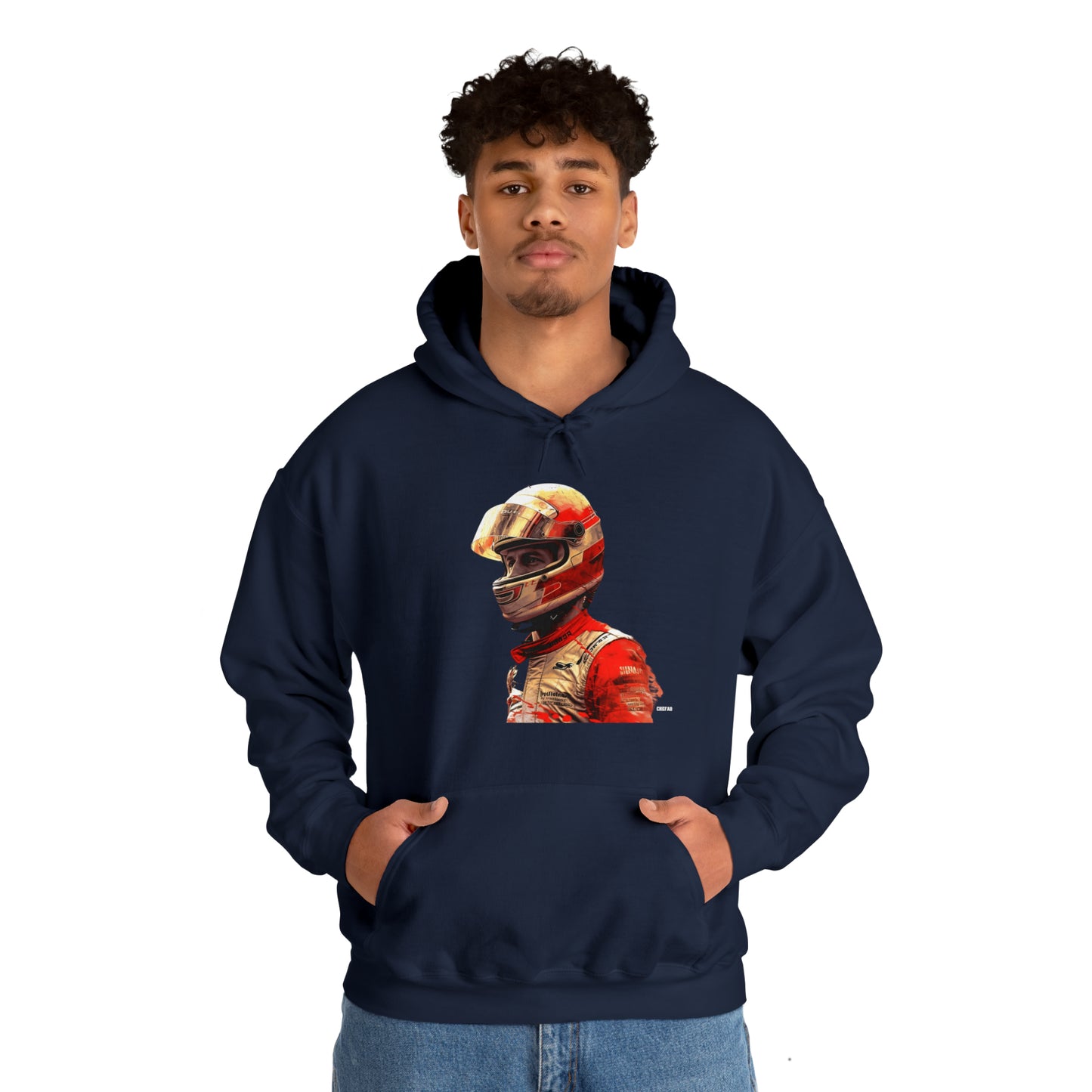 Racecar Driver, Unisex Heavy Blend Hooded Sweatshirt
