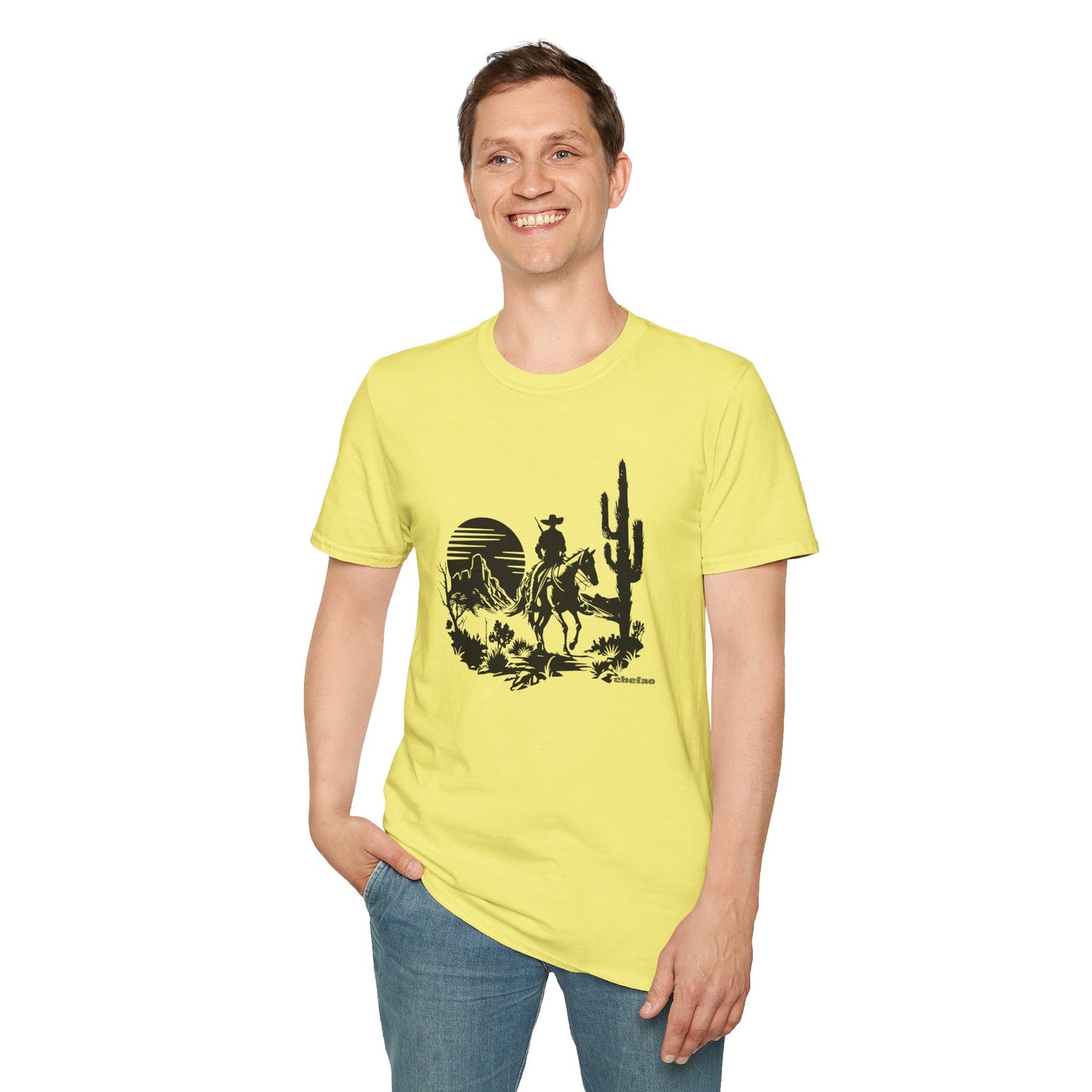 Chefao Cowboy IX, Unisex Softstyle T-Shirt
