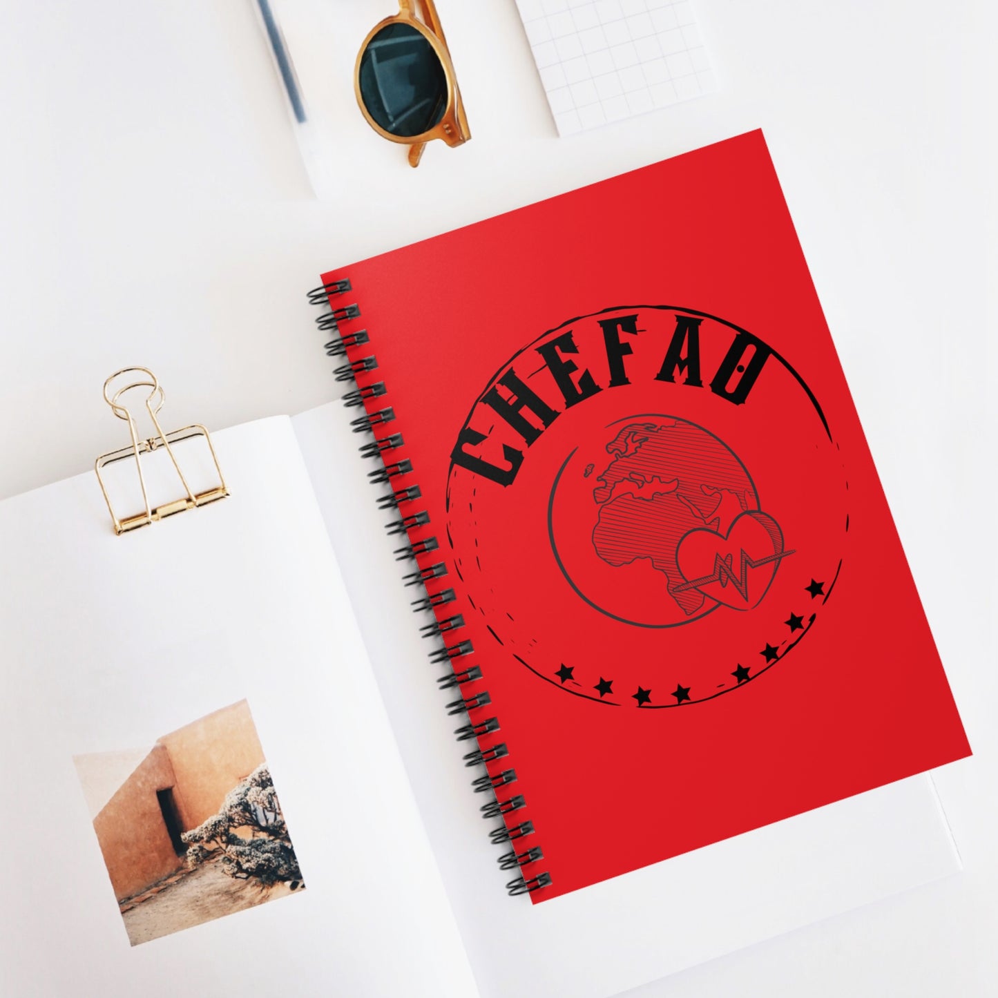 Chefao Travel I, Spiral Notebook - Ruled Line