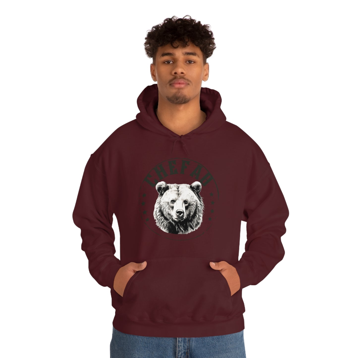Chefao Bear I, Unisex Heavy Blend Hooded Sweatshirt