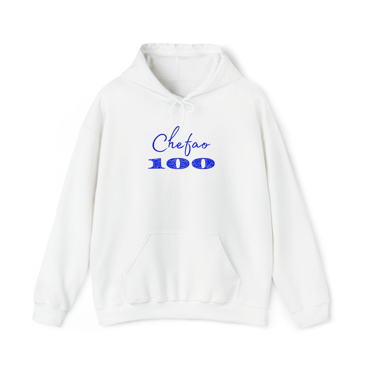 Chefao 100 I Blue, Unisex Heavy Blend™ Hooded Sweatshirt