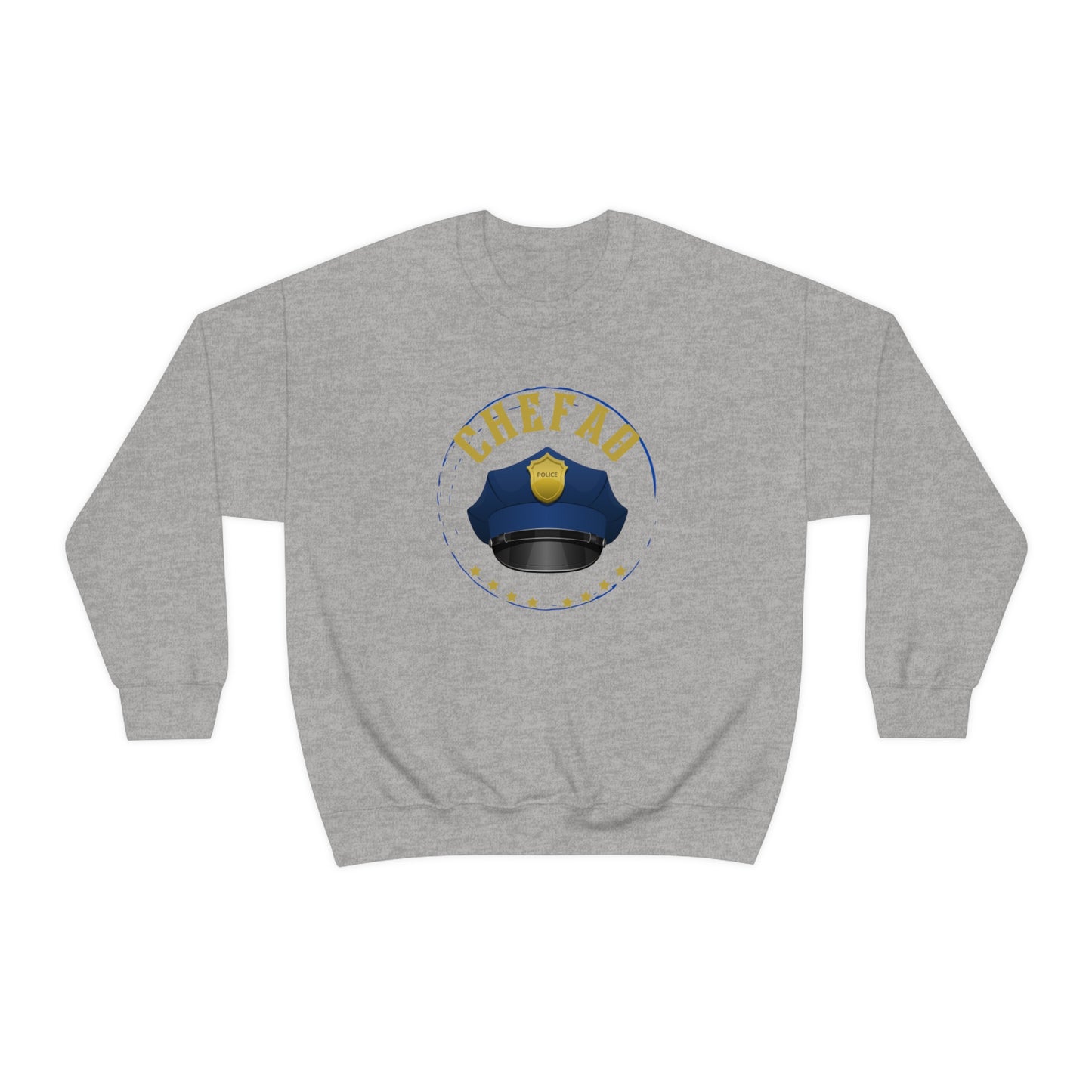 Chefao Police III, Unisex Heavy Blend Crewneck Sweatshirt