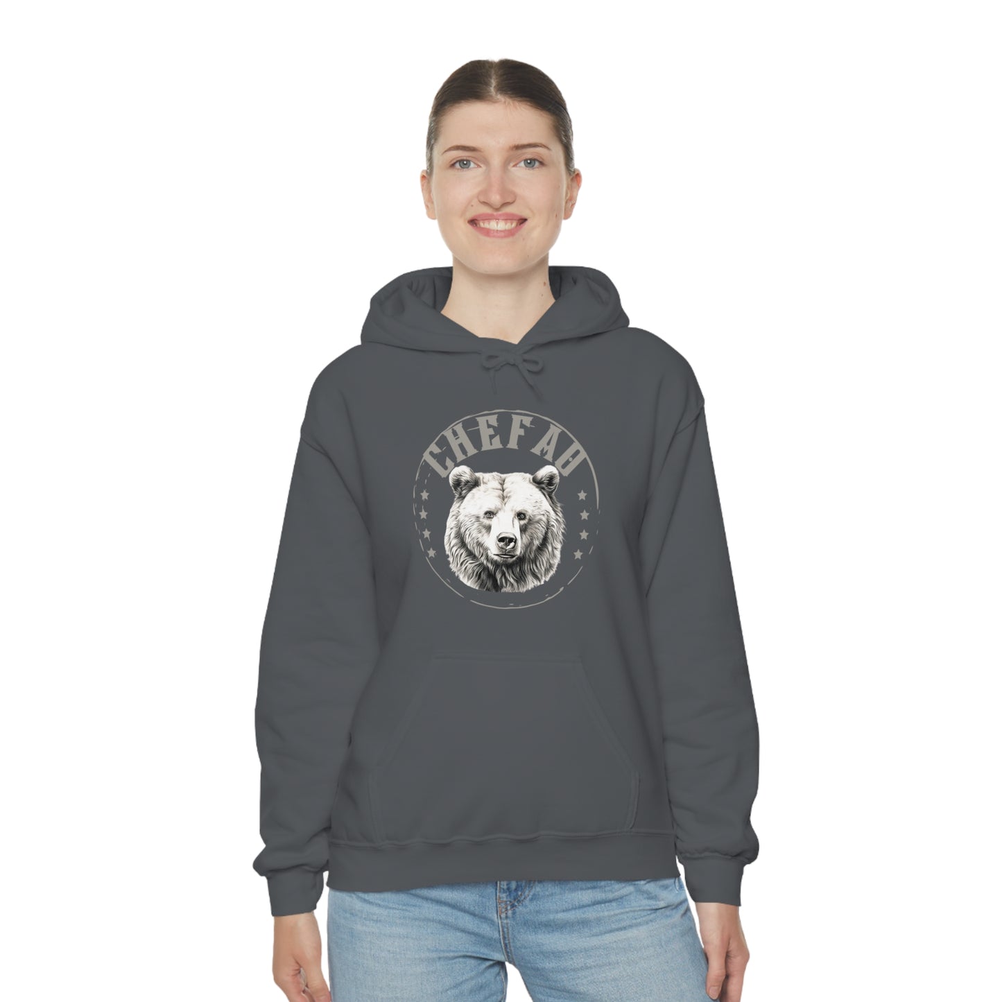 Chefao Bear I, Unisex Heavy Blend Hooded Sweatshirt