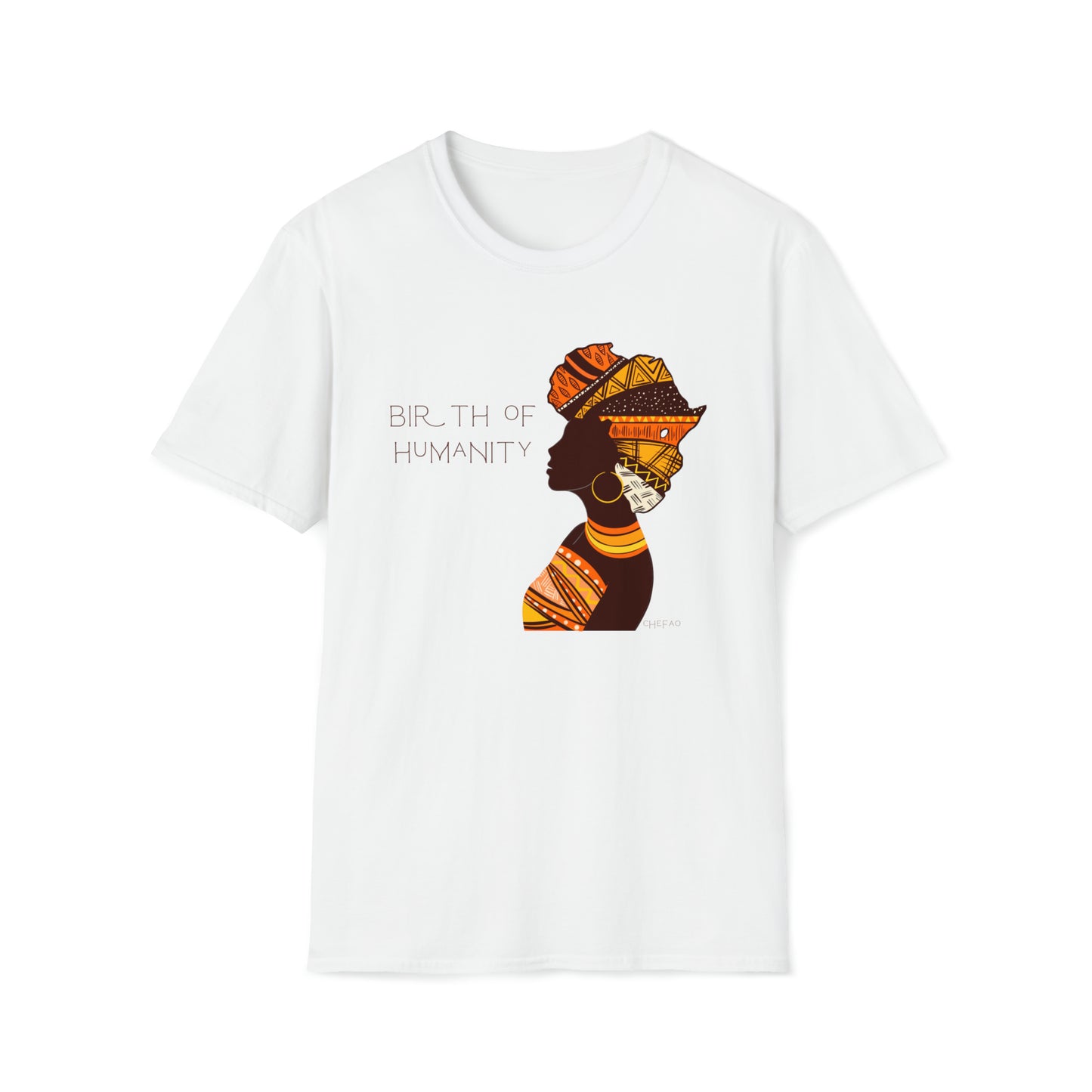Birth of Humanity™ I, Unisex Softstyle T-Shirt