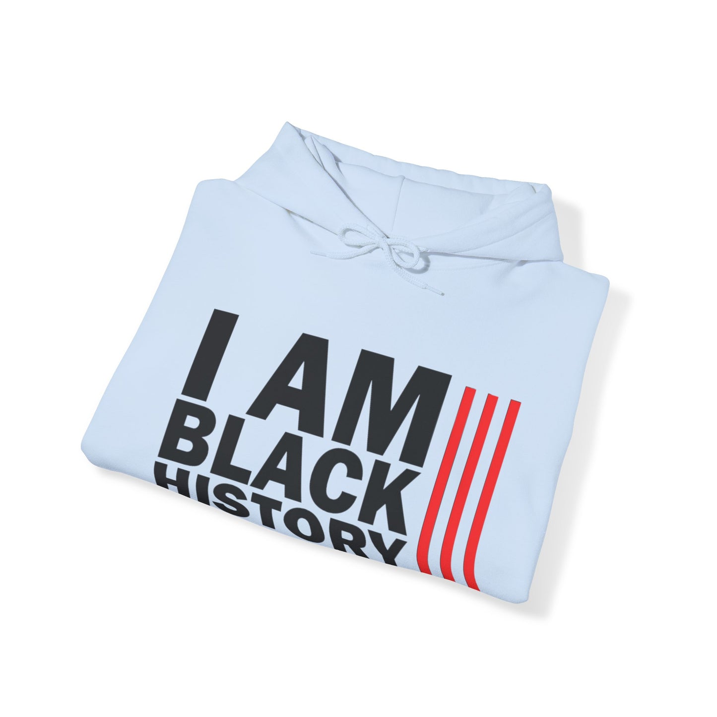 Chefao I Am Black History I, Unisex Heavy Blend Hooded Sweatshirt