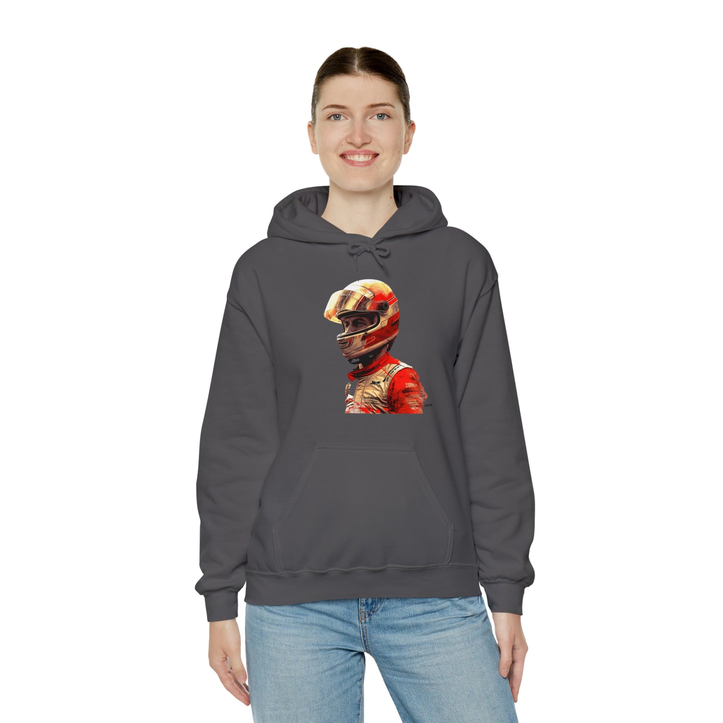 Racecar Driver, Unisex Heavy Blend Hooded Sweatshirt