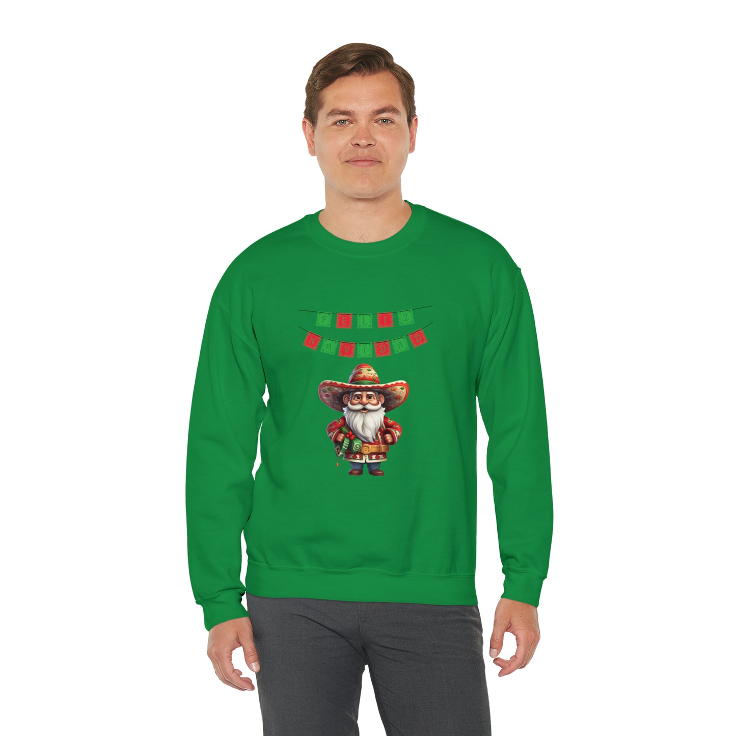 Feliz Navidad I, Unisex Heavy Blend Crewneck Sweatshirt