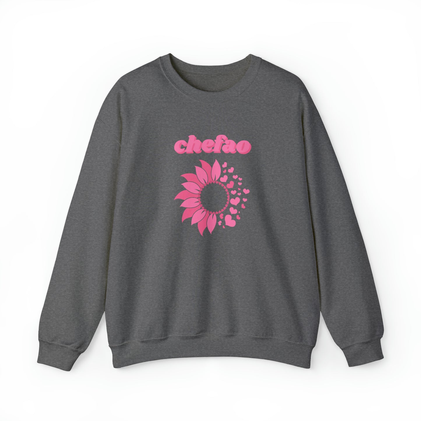 Chefao Sunflower III, Unisex Heavy Blend Crewneck Sweatshirt