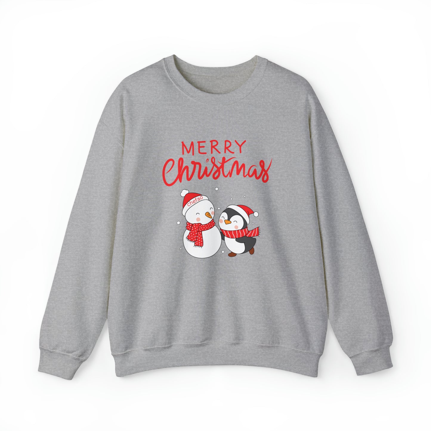 Merry Christmas I, Unisex Heavy Blend Crewneck Sweatshirt