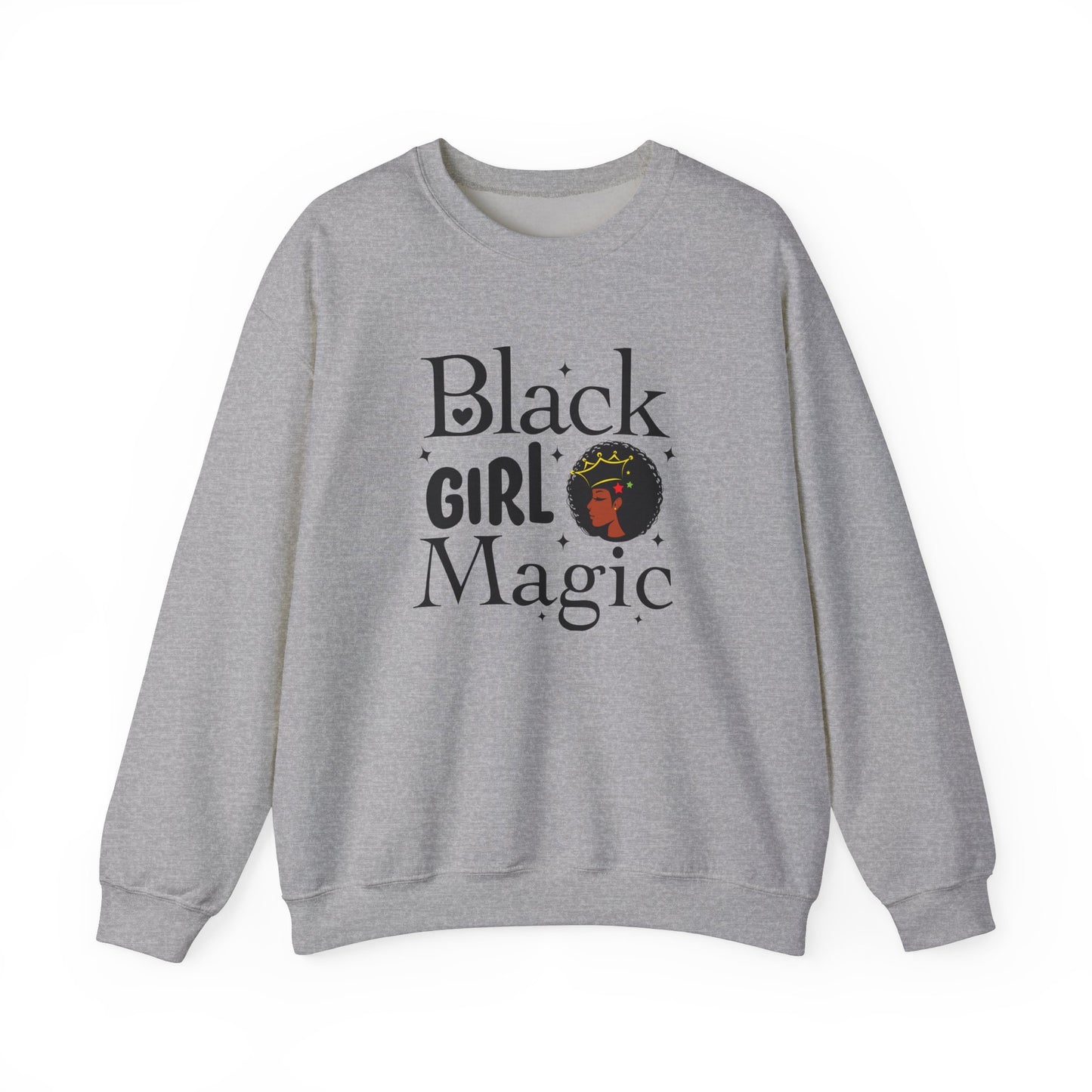 Chefao Black Girl Magic I, Unisex Heavy Blend™ Crewneck Sweatshirt