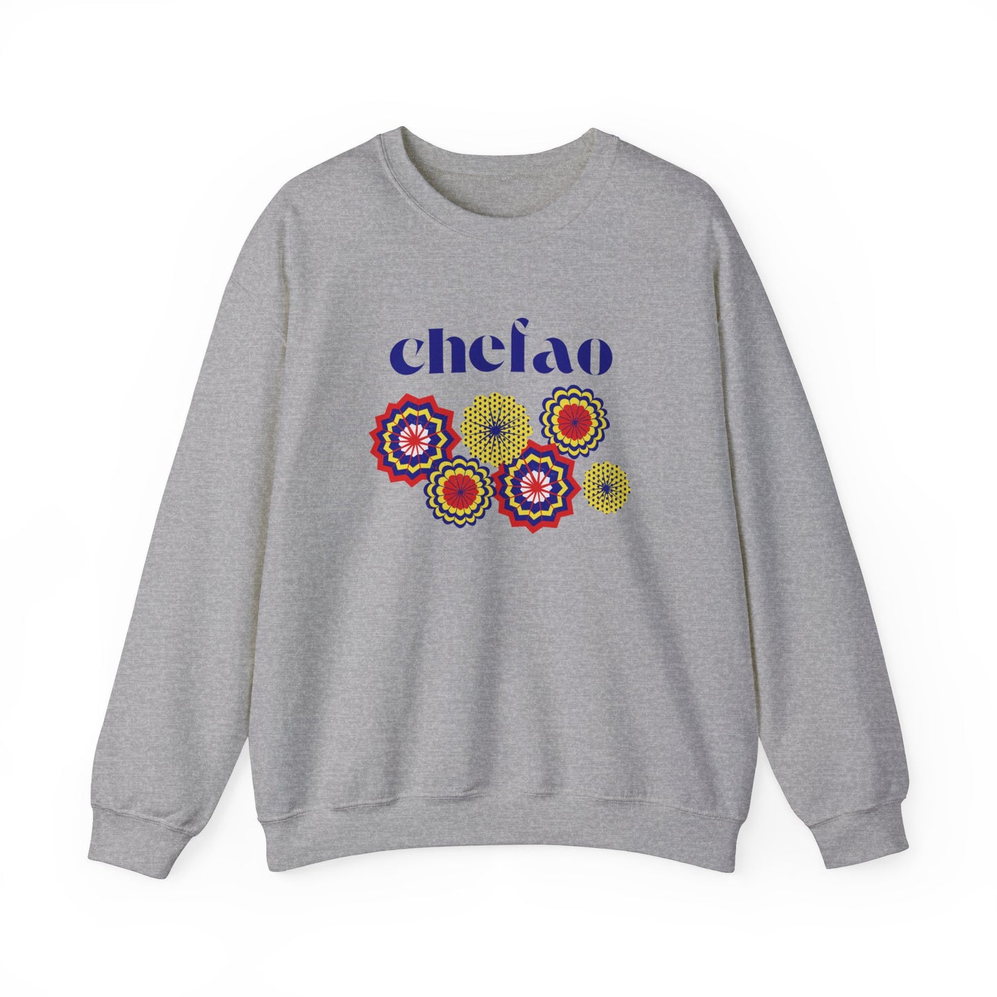 Chefao Paper Fans I, Unisex Heavy Blend Crewneck Sweatshirt