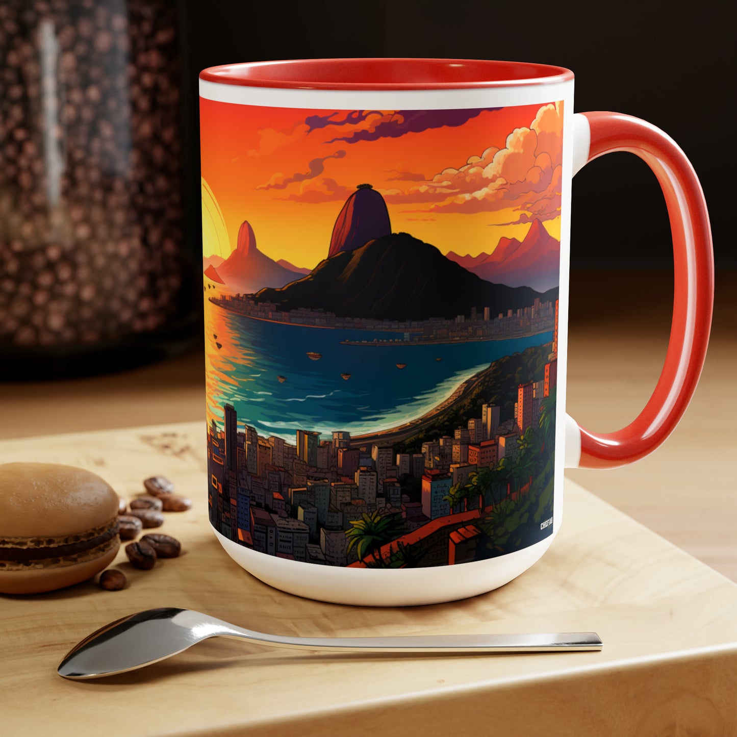 Sun Rise Rio, Coffee Mug, 15oz