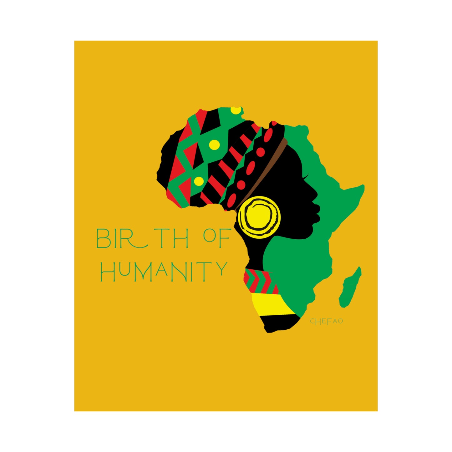 Birth of Humanity™ II, Matte Vertical Posters