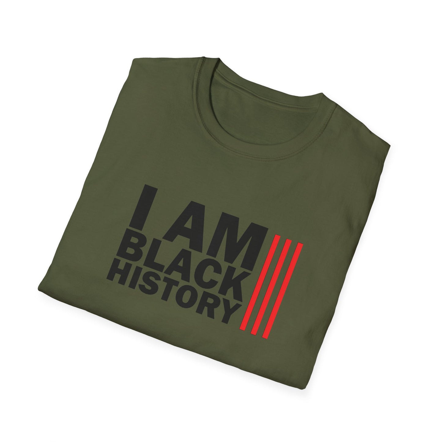 Chefao I Am Black History I, Unisex Softstyle T-Shirt
