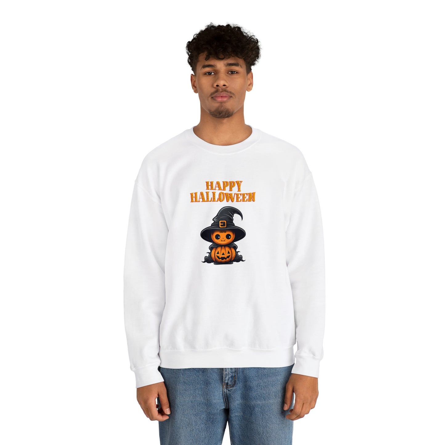 Happy Halloween, Unisex Heavy Blend Crewneck Sweatshirt