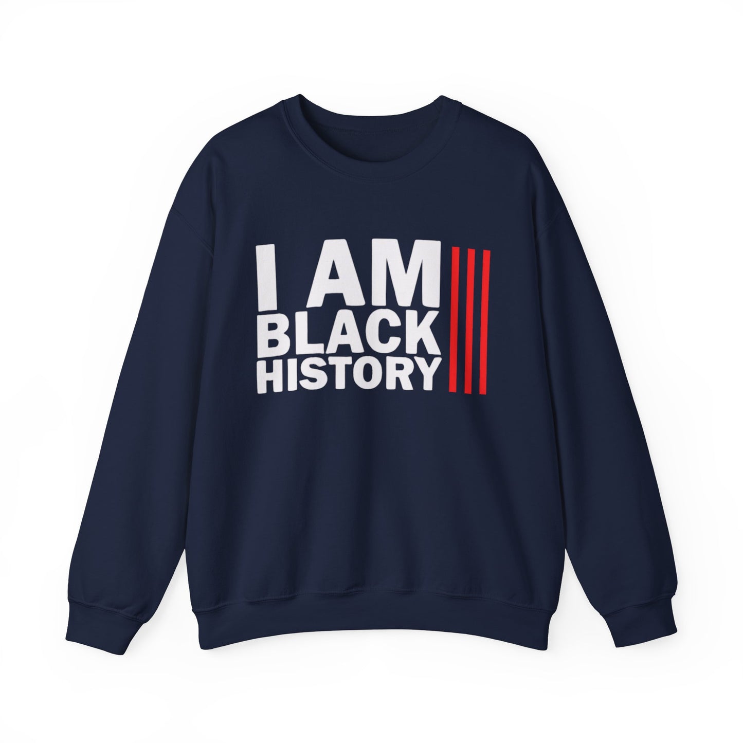 Chefao I Am Black History I, Unisex Heavy Blend™ Crewneck Sweatshirt