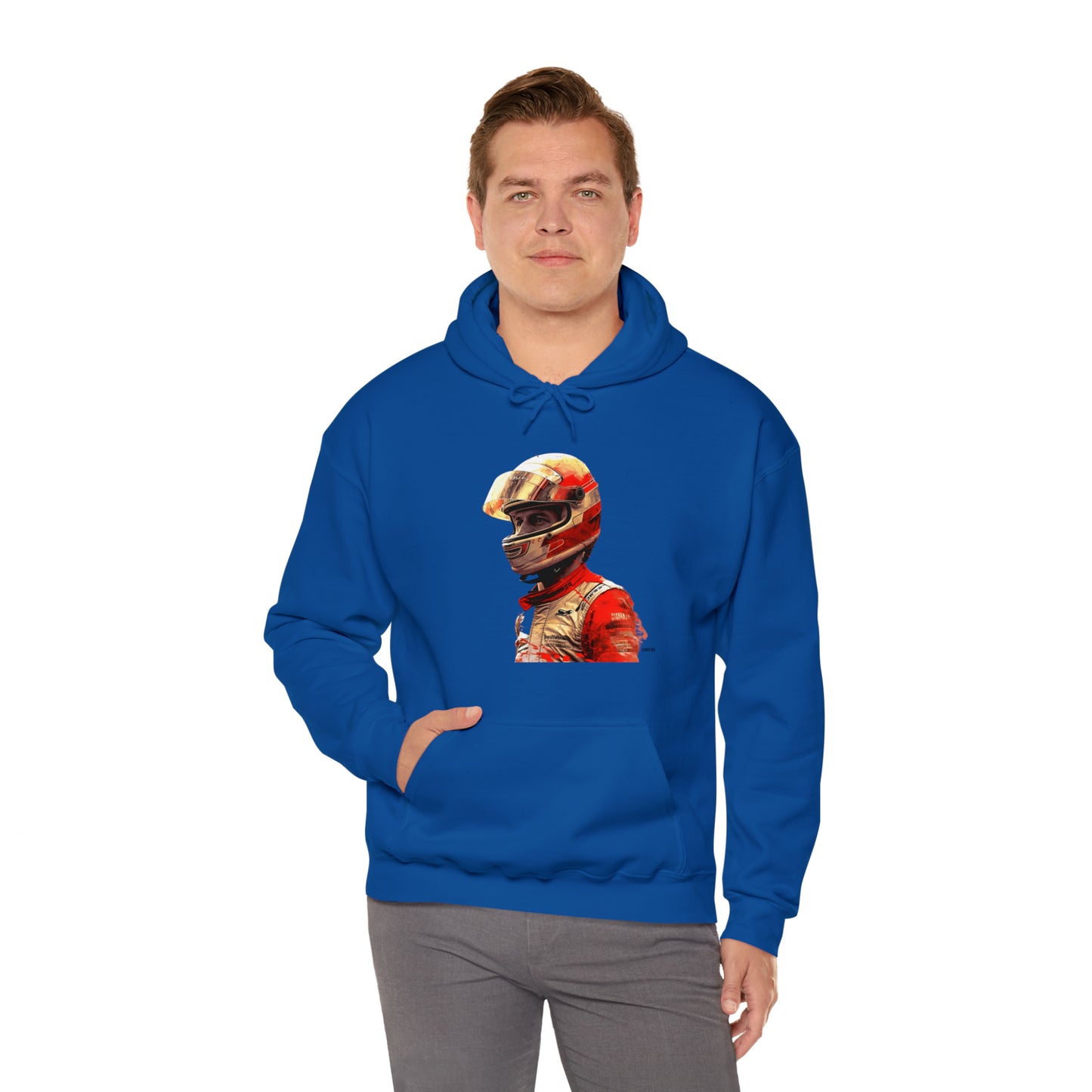 Racecar Driver, Unisex Heavy Blend Hooded Sweatshirt