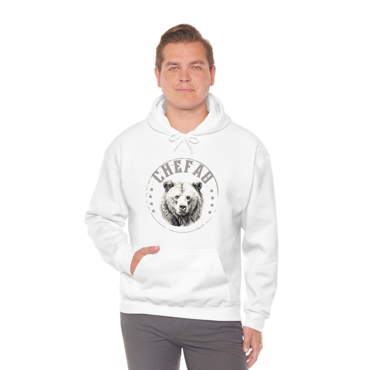 Chefao Bear I, Unisex Heavy Blend Hooded Sweatshirt