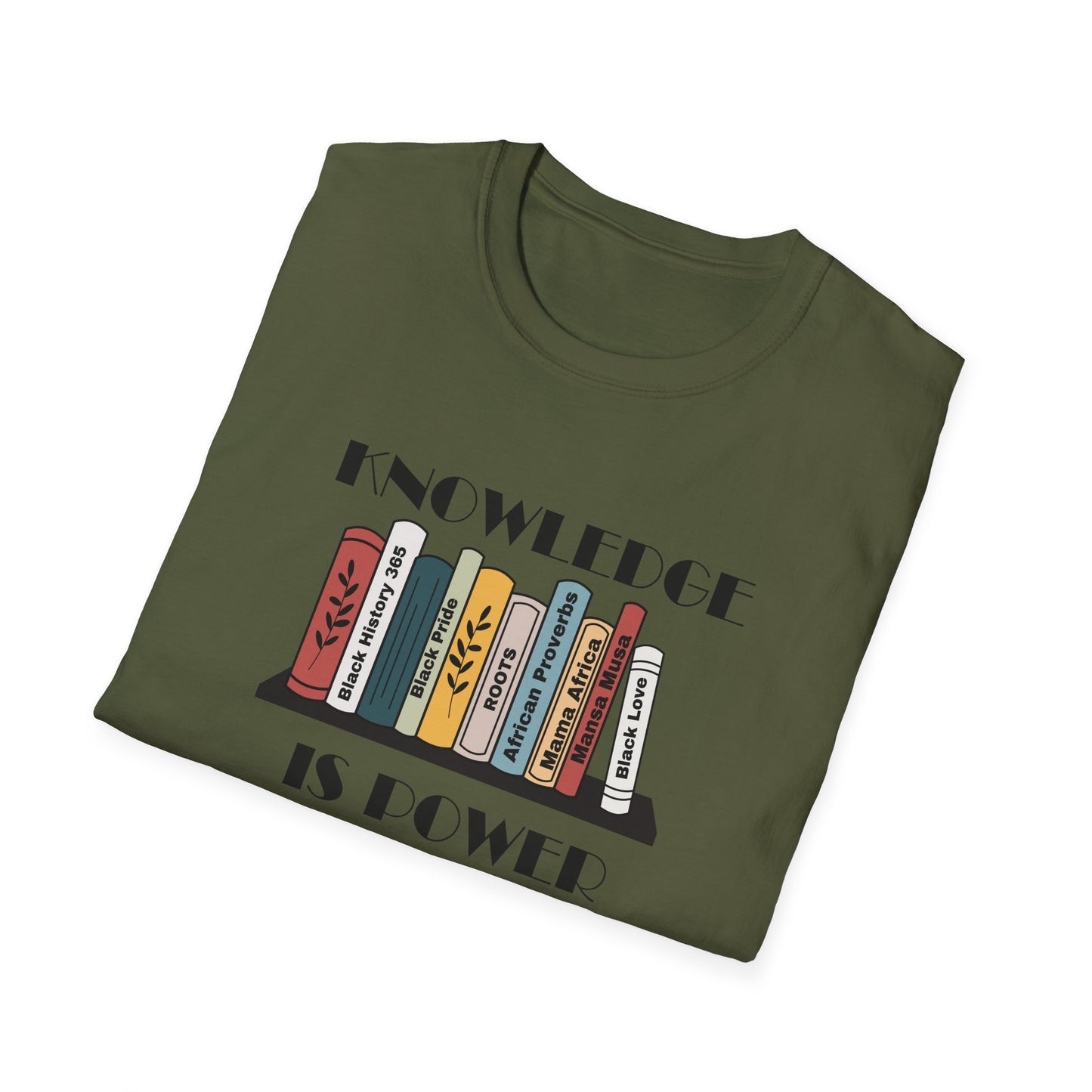 Chefao Knowledge is Power I, Unisex Softstyle T-Shirt