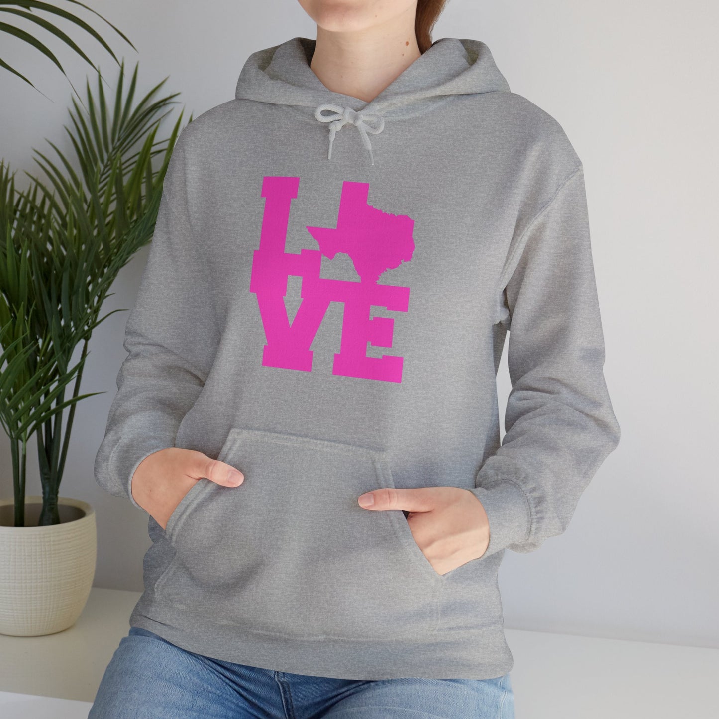 Chefao LoveTexas I, Unisex Heavy Blend Hooded Sweatshirt