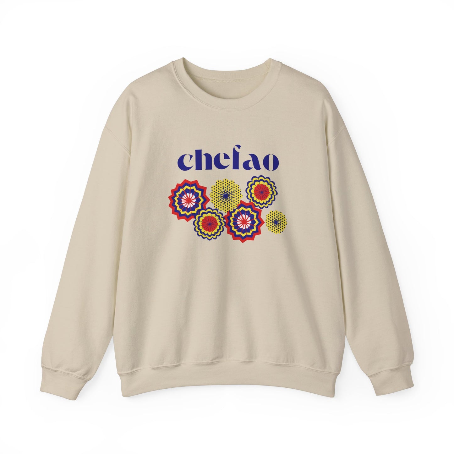 Chefao Paper Fans I, Unisex Heavy Blend Crewneck Sweatshirt