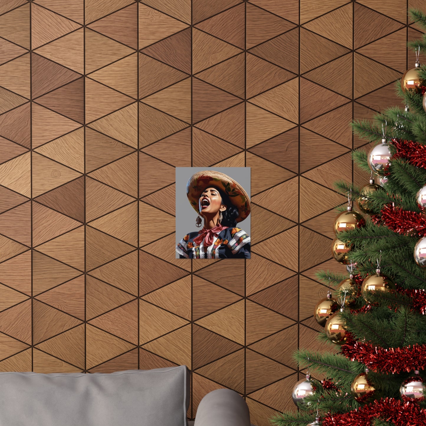 Mariachi Woman, Premium Matte Vertical Posters