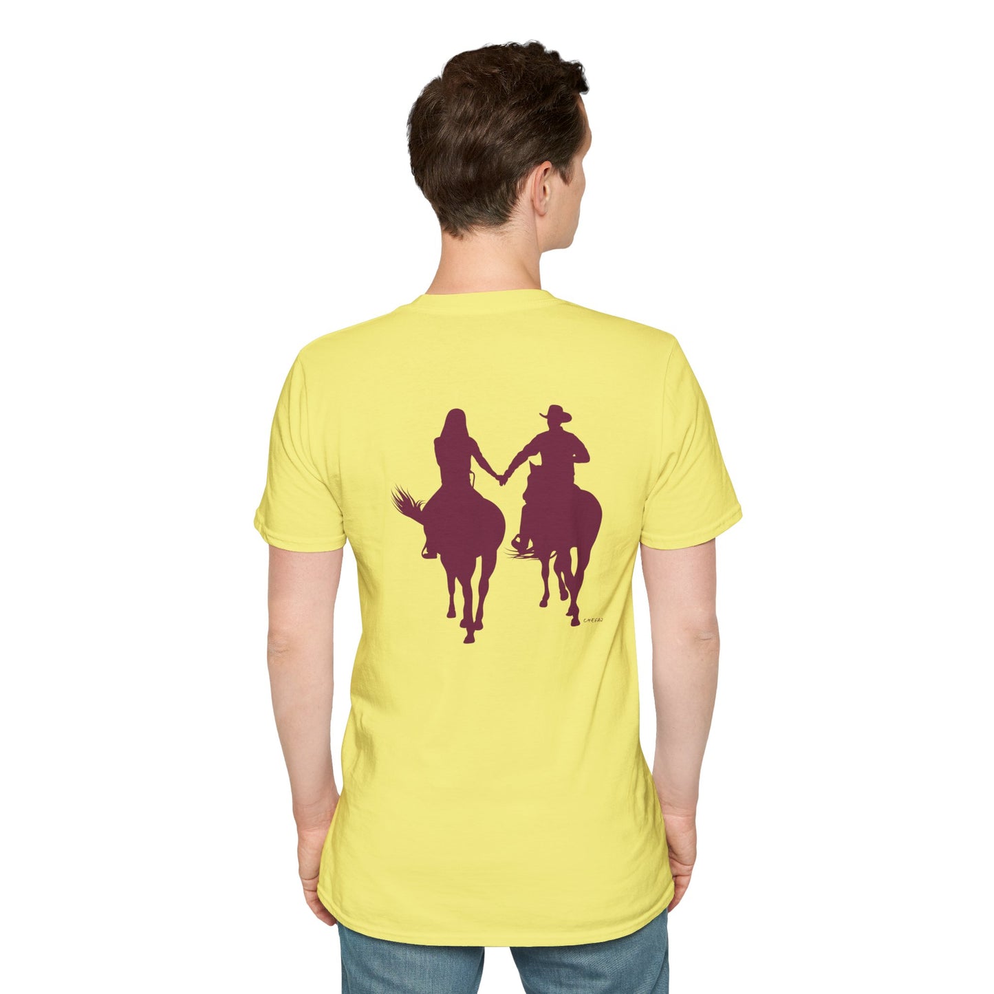Chefao Cowboy and Cowgirl I, Unisex Softstyle T-Shirt