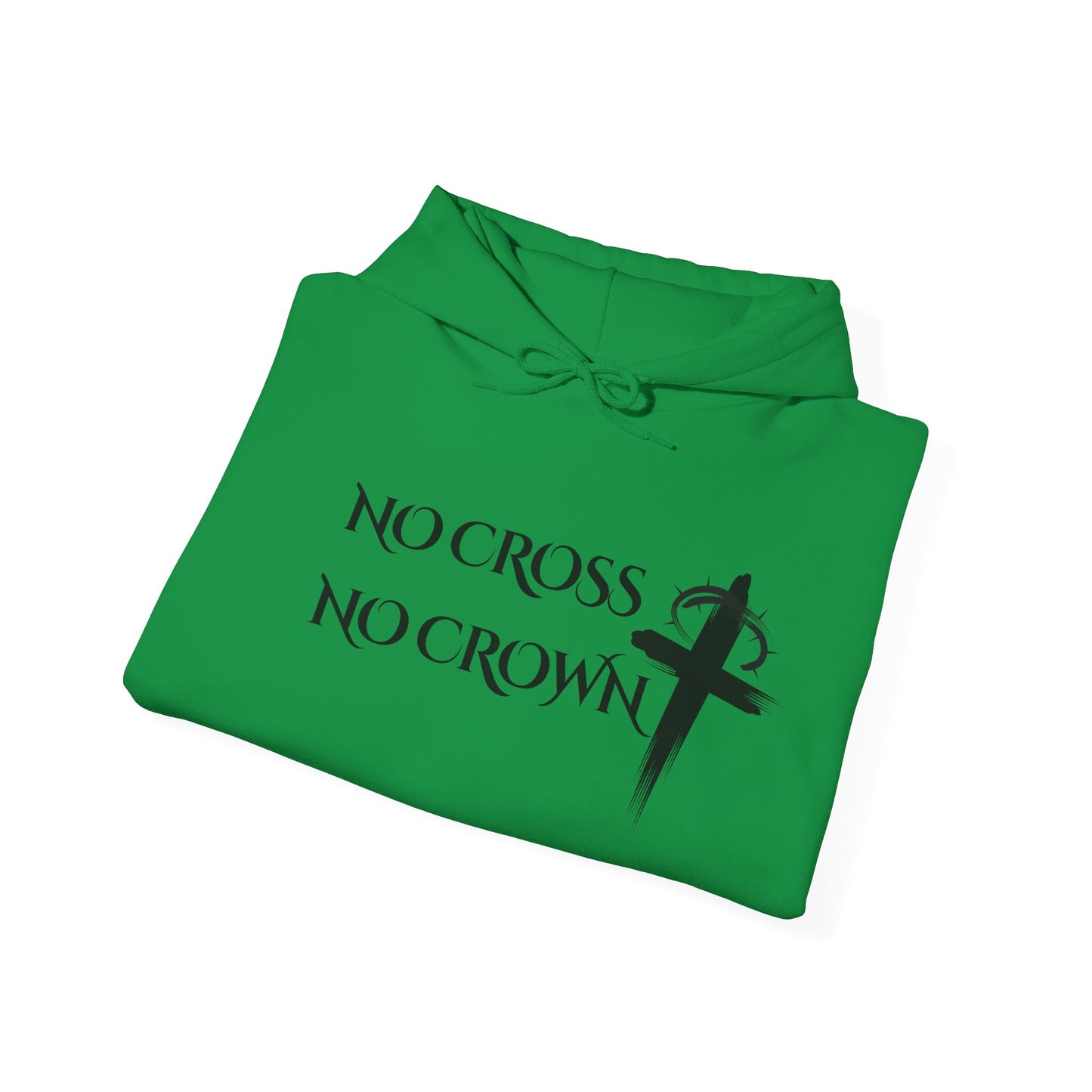 No Cross No Crown, Unisex Heavy Blend™ Hooded Sweatshirt