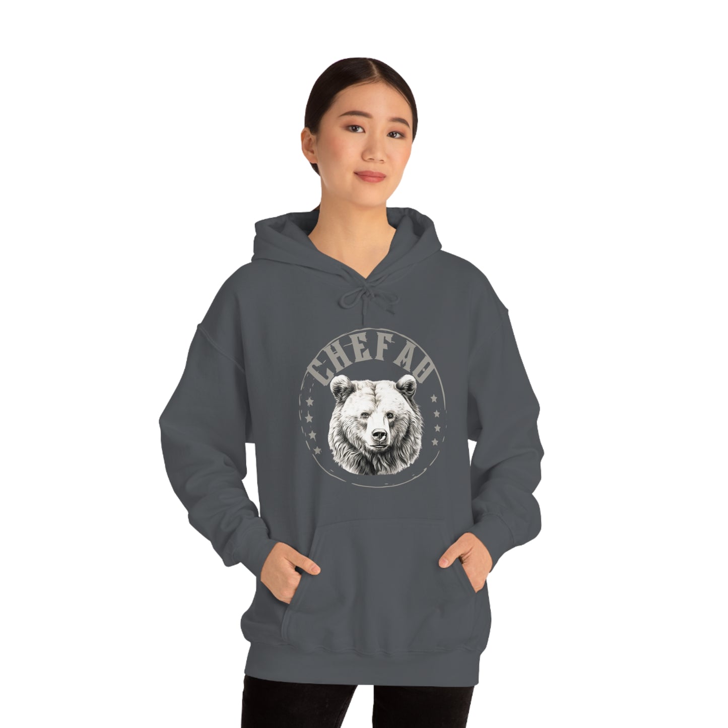 Chefao Bear I, Unisex Heavy Blend Hooded Sweatshirt