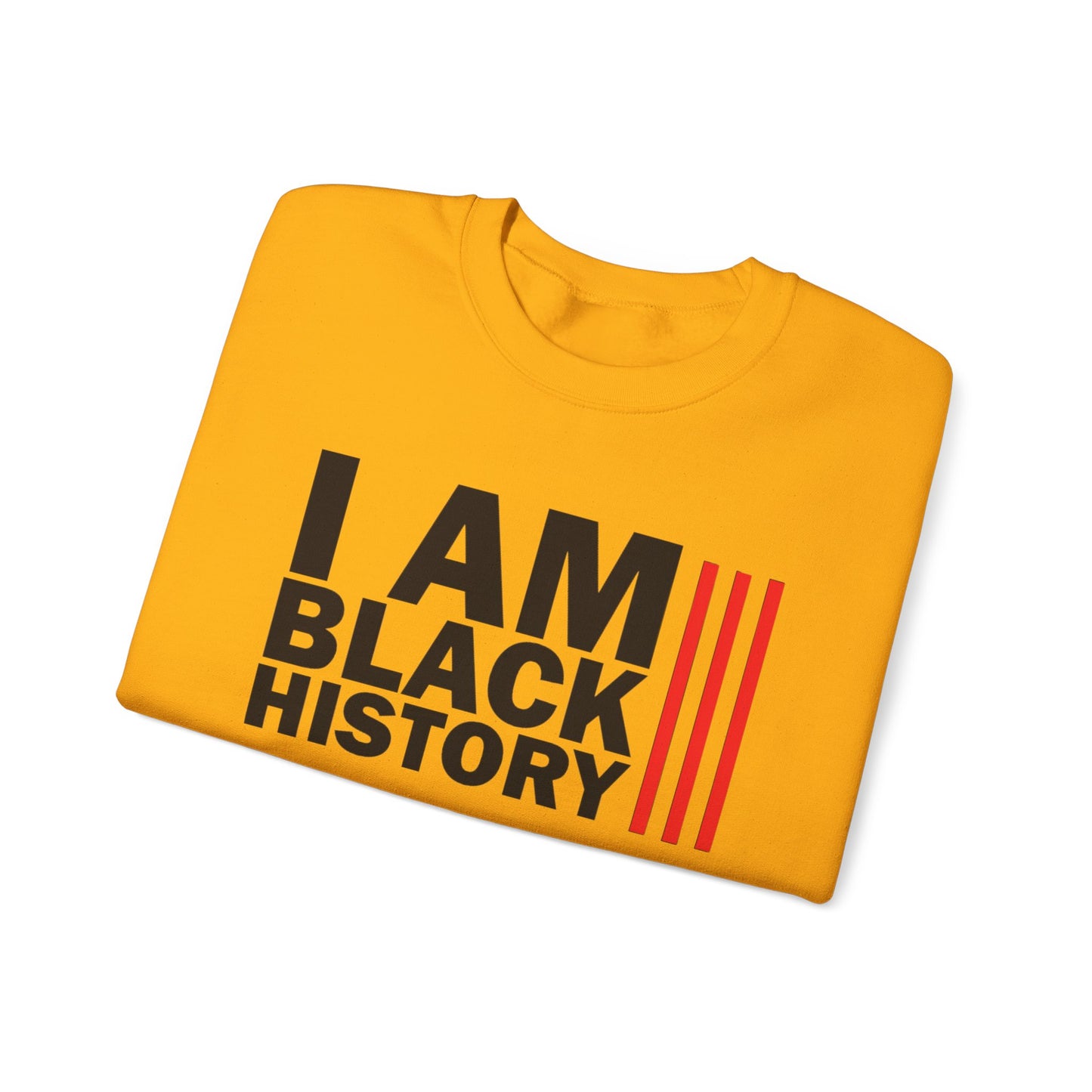 Chefao I Am Black History I, Unisex Heavy Blend™ Crewneck Sweatshirt