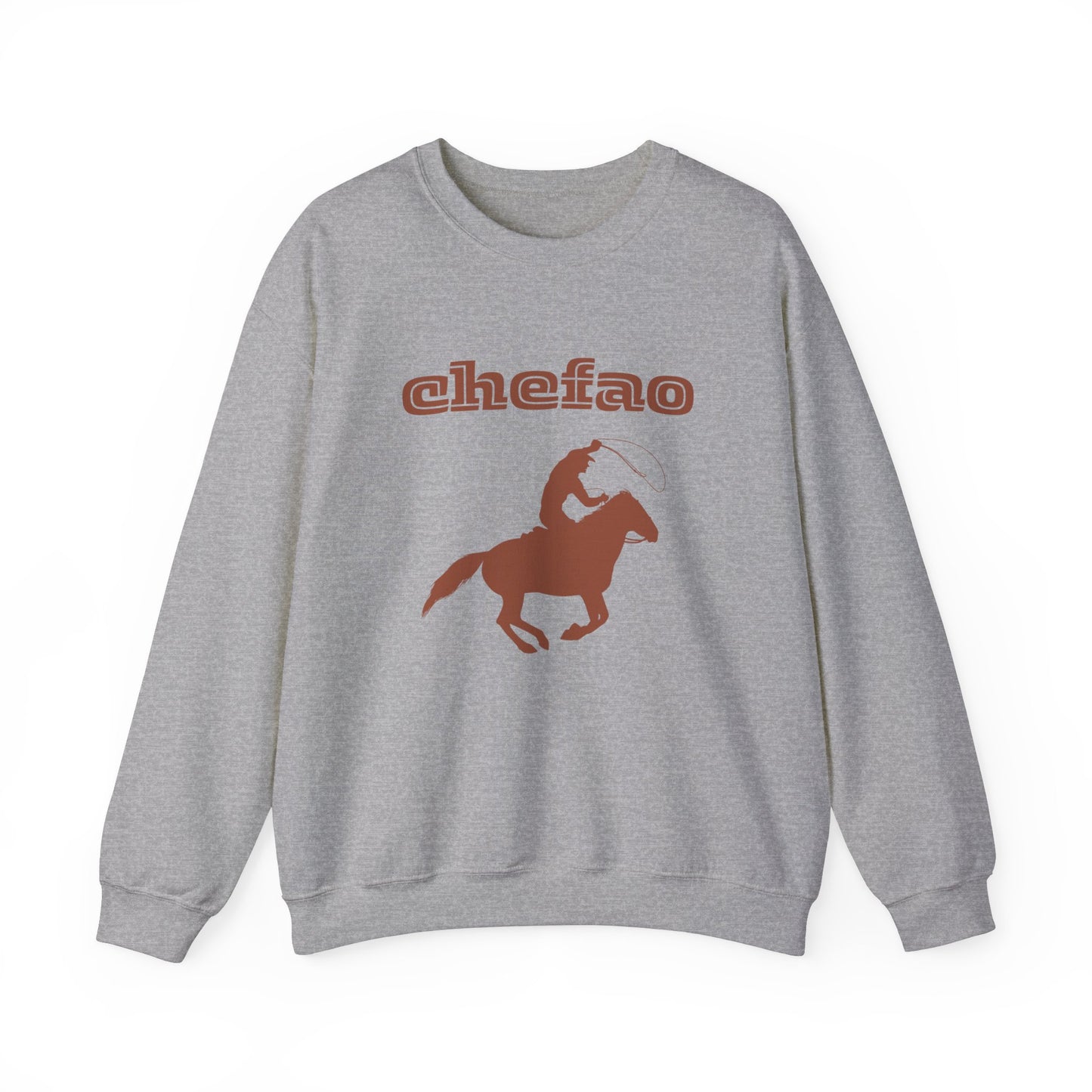 Chefao Cowboy III, Unisex Heavy Blend Crewneck Sweatshirt
