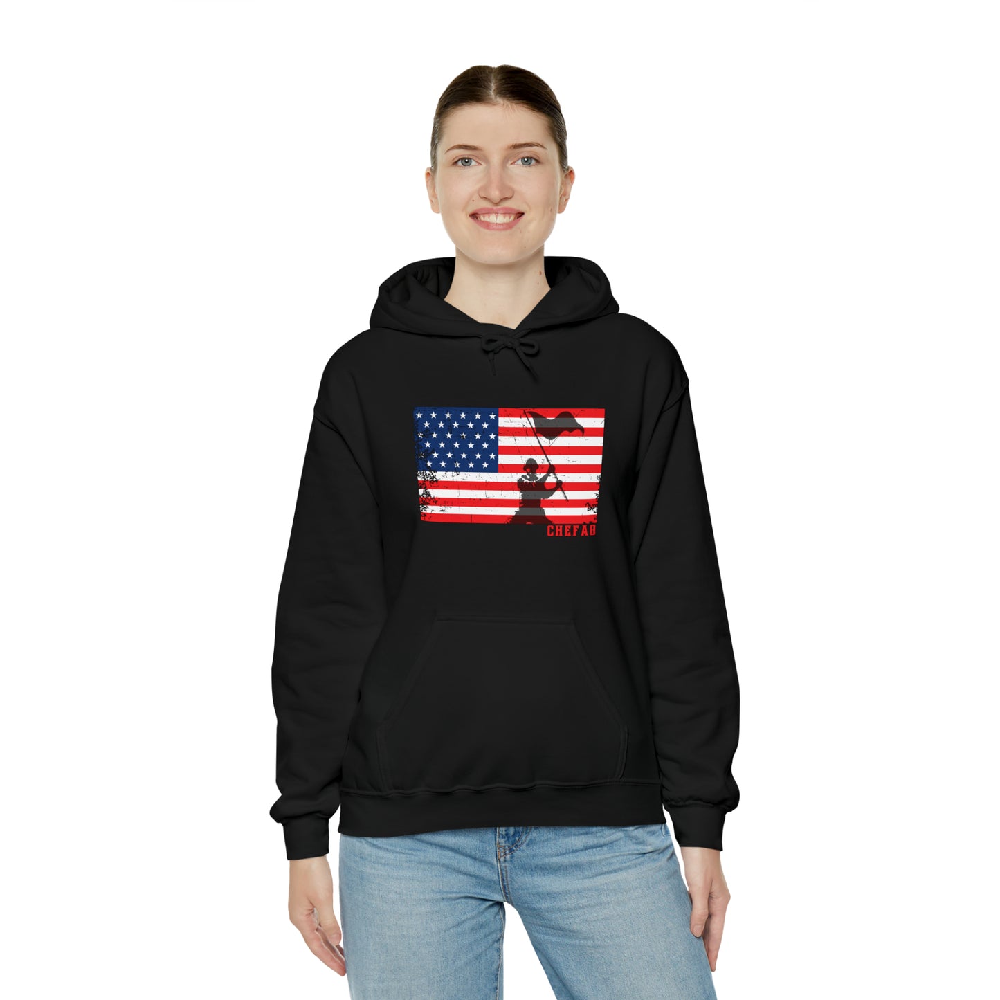 Chefao Military II, Unisex Heavy Blend Hooded Sweatshirt