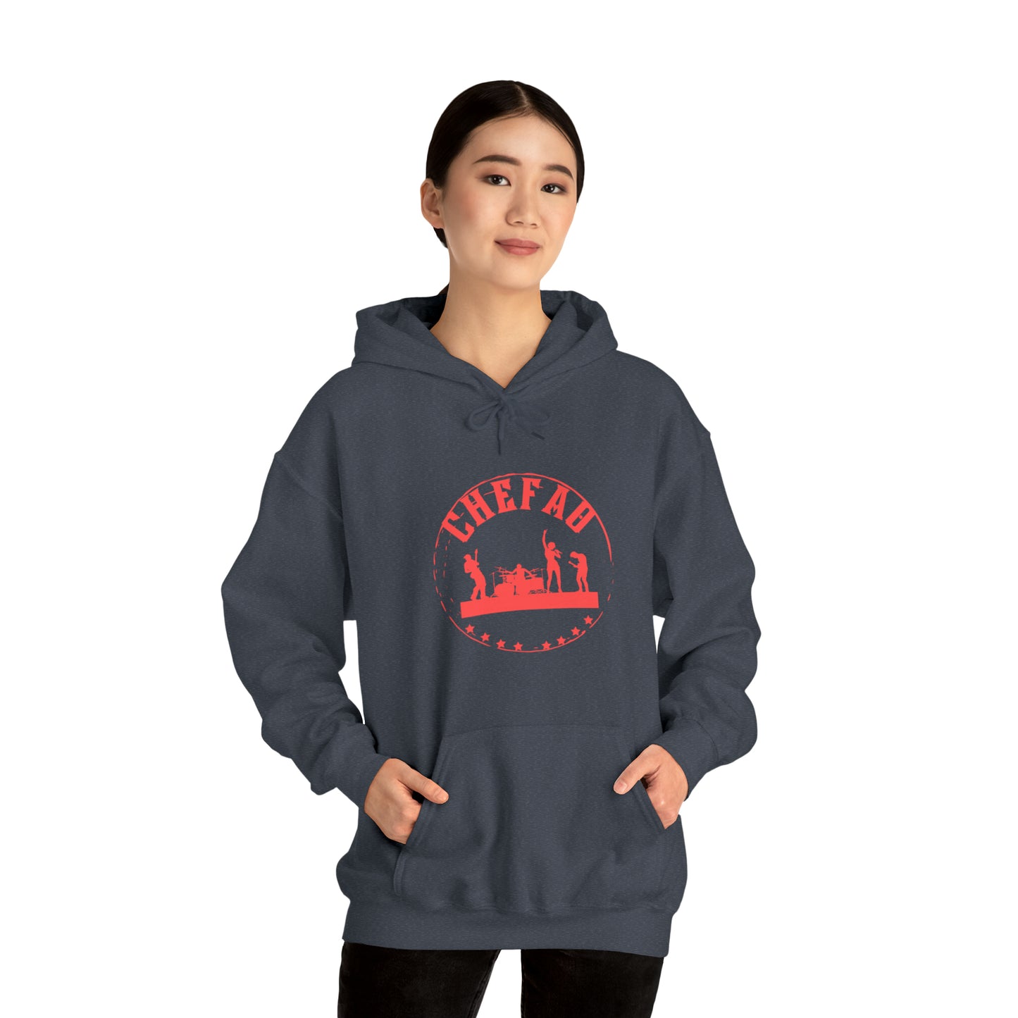 Chefao Band I, Unisex Heavy Blend Hooded Sweatshirt