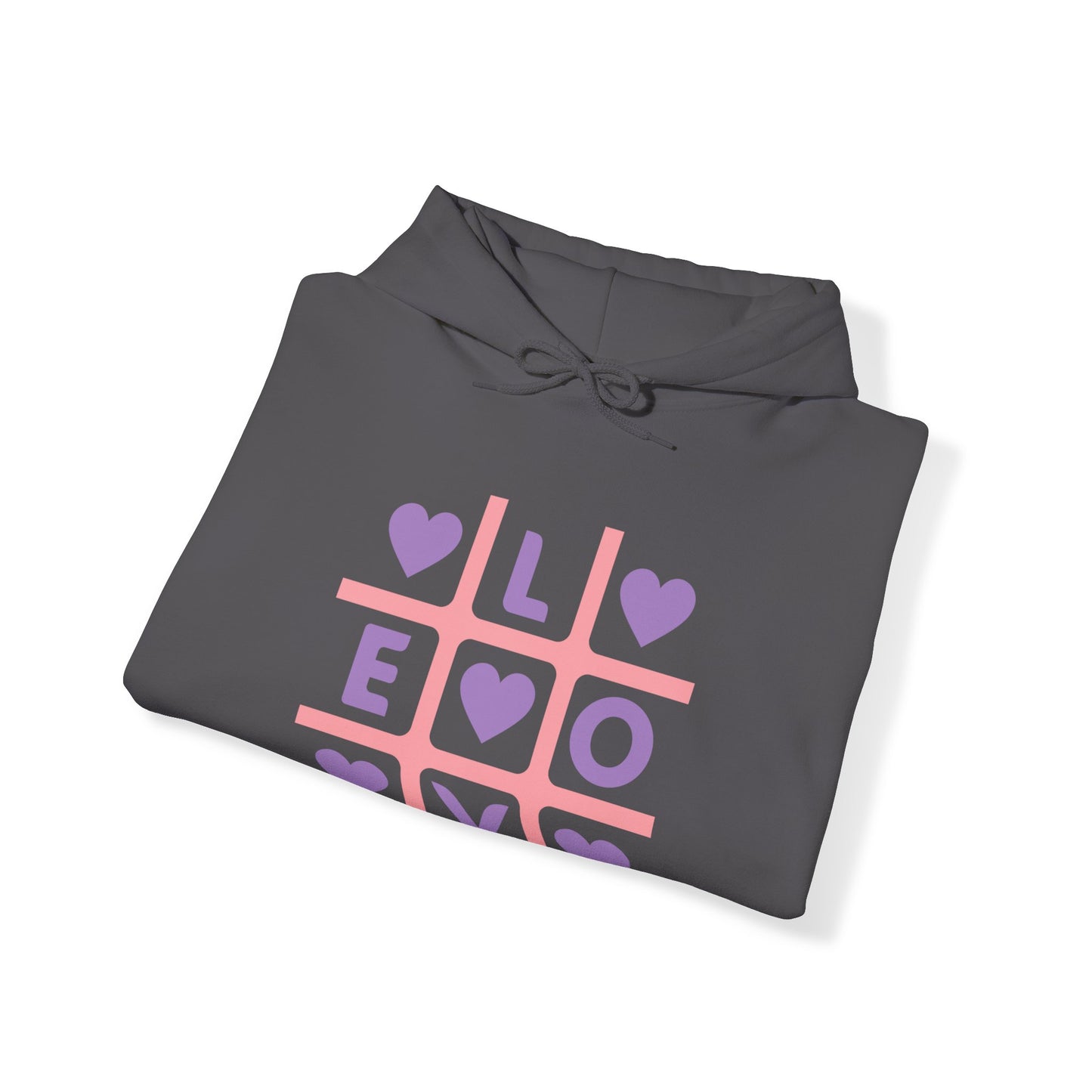 Chefao Love Tic Tac Toe I, Unisex Heavy Blend Hooded Sweatshirt
