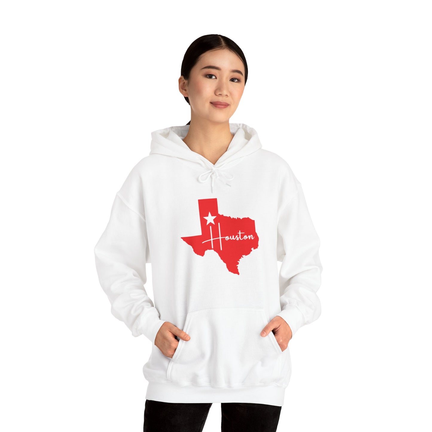 Chefao Houston, Texas I, Unisex Heavy Blend Hooded Sweatshirt