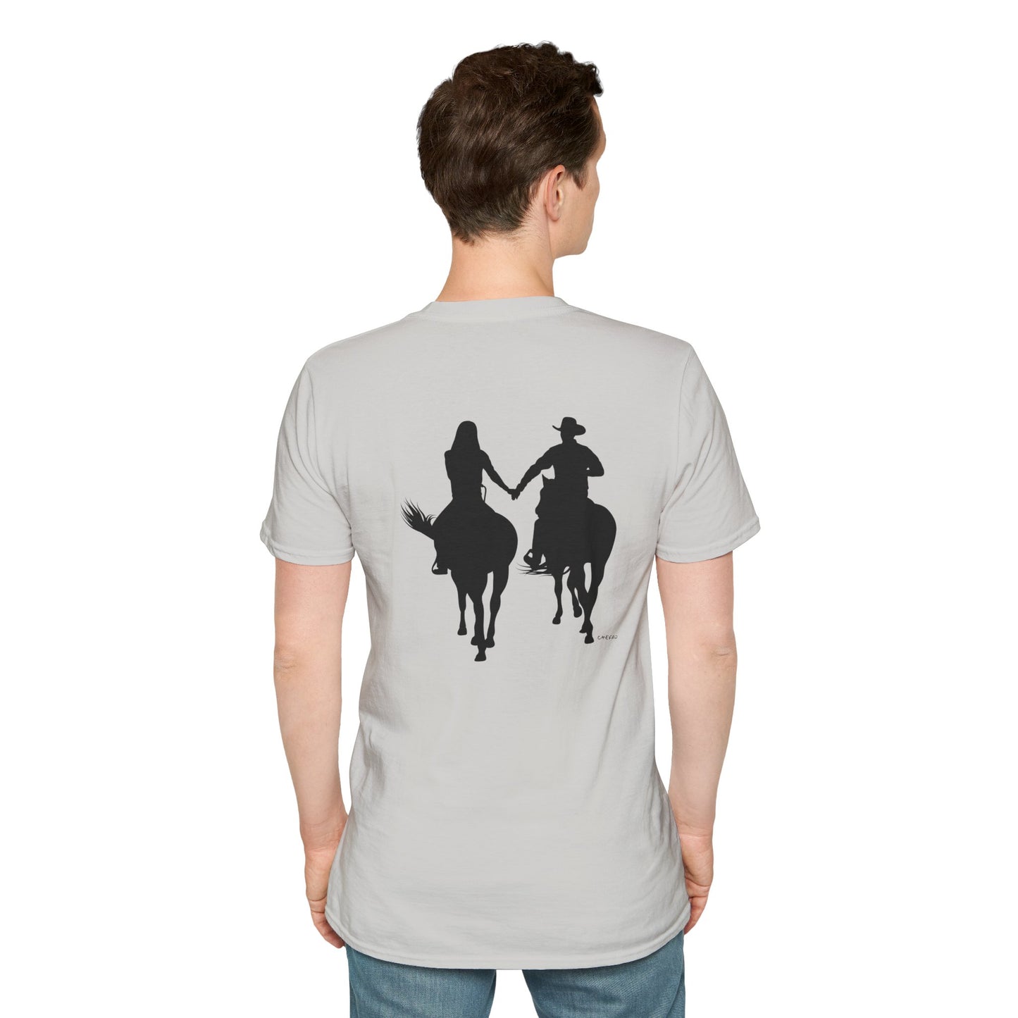 Chefao Cowboy and Cowgirl I, Unisex Softstyle T-Shirt